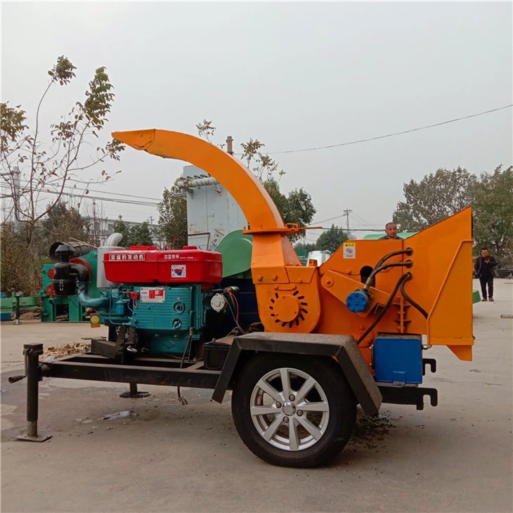 The Wood Crusher Machine Tree Branches Shredder